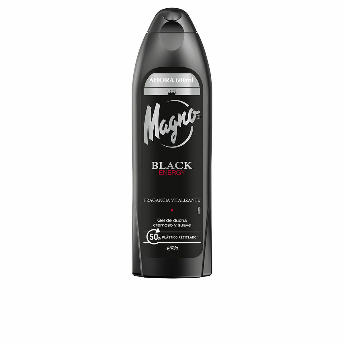 Shower Gel Magno BLACK ENERGY 600 ml til mænd hudplejeemballage