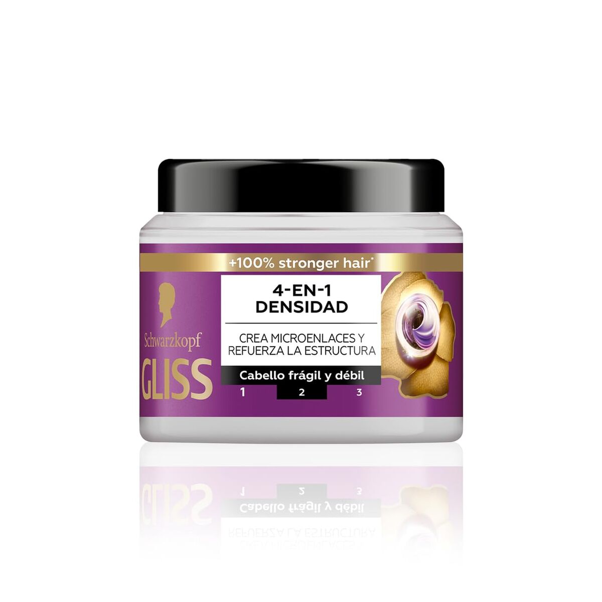 Hårmaske Schwarzkopf GLISS 400 ml hårmaske emballage