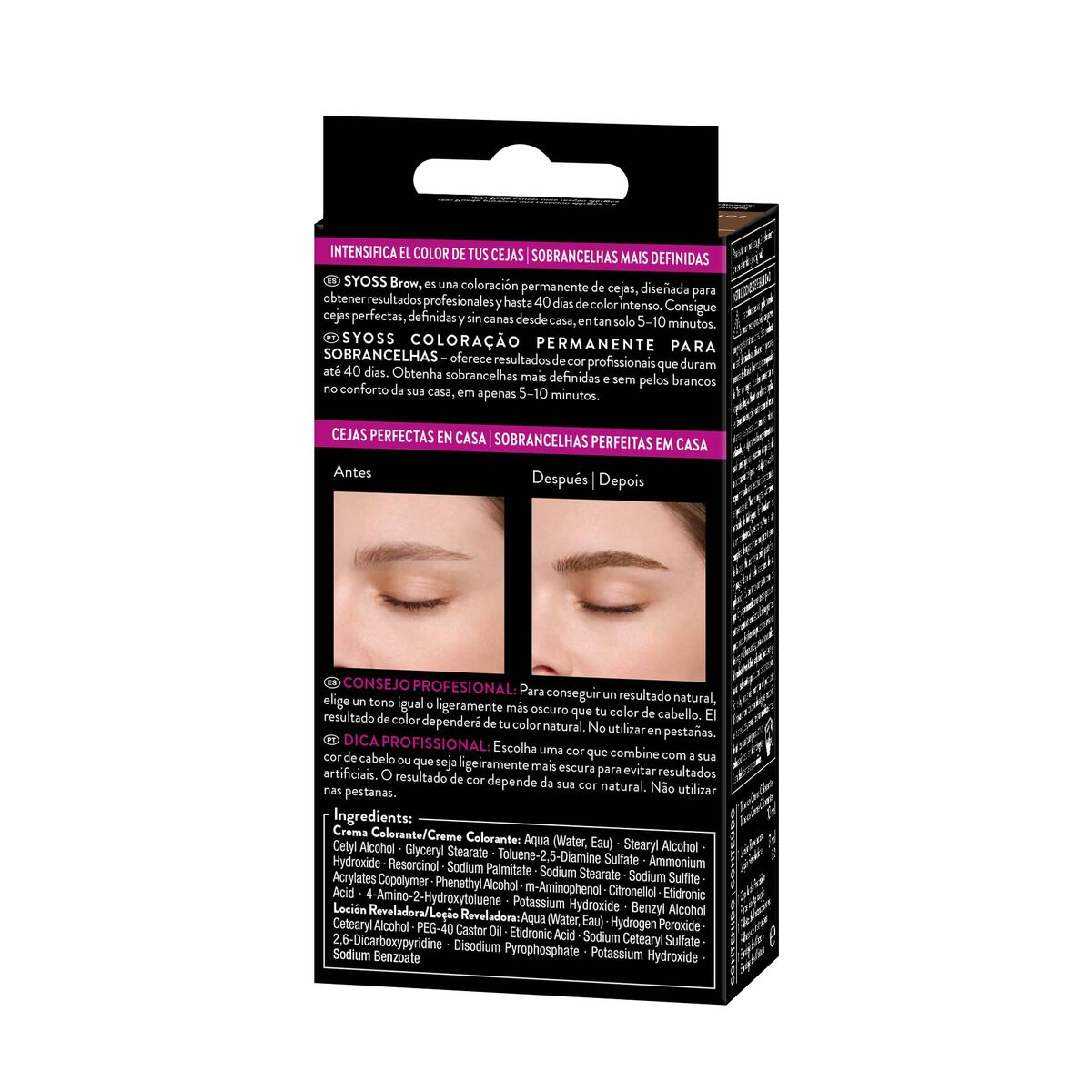 Eyebrow Pencil Syoss BROW TINT produktemballage