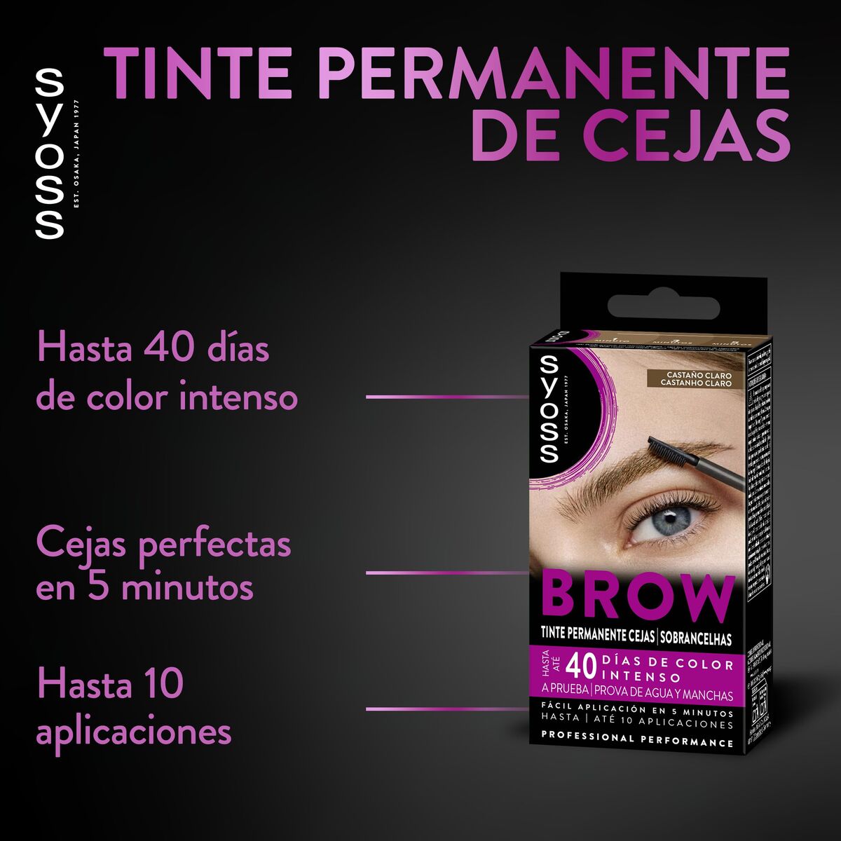 Eyebrow Pencil Syoss BROW TINT produktemballage