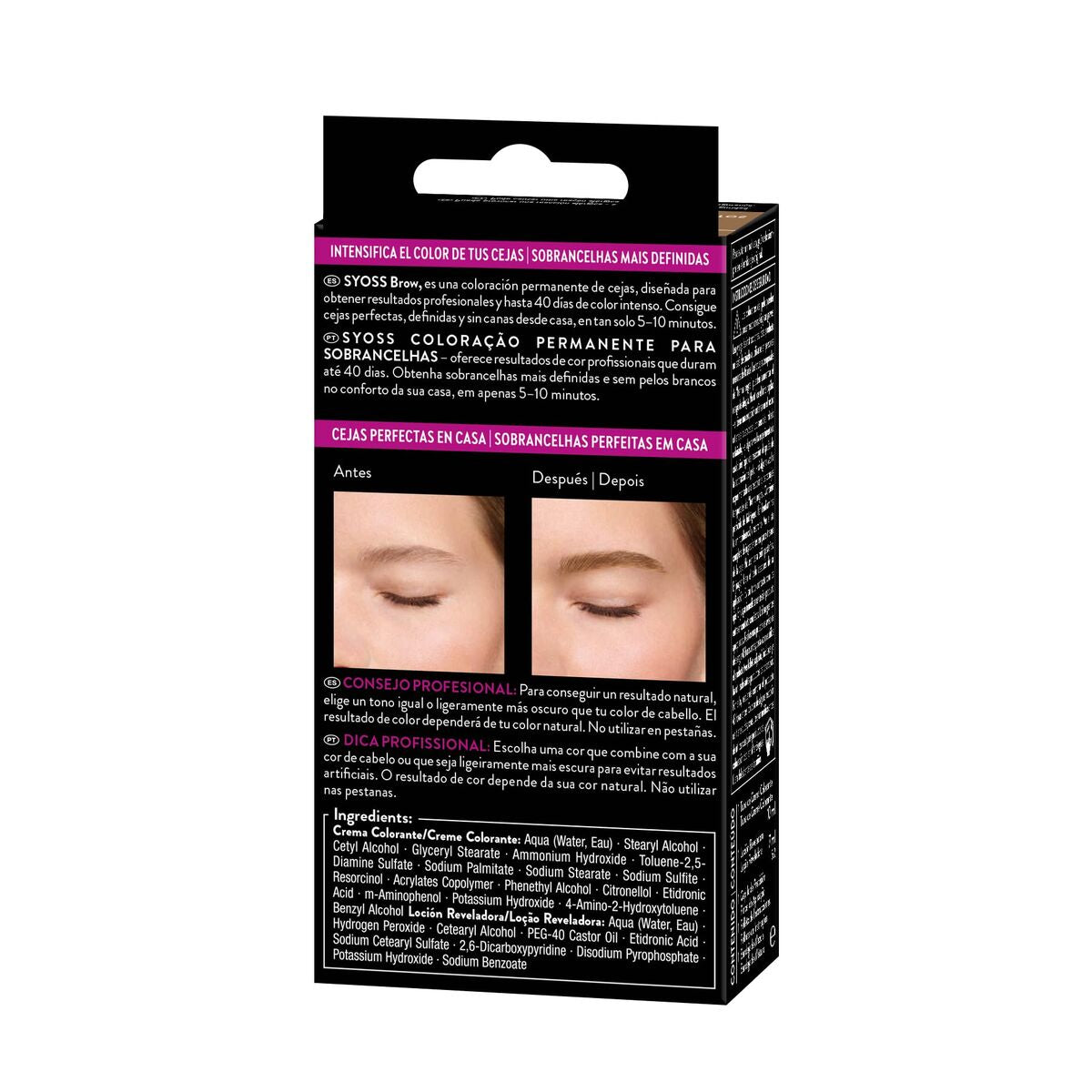 Eyebrow Pencil Syoss BROW TINT produktemballage