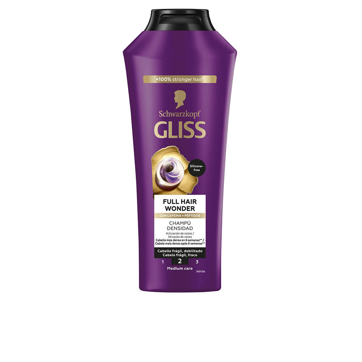 Fortykningsshampoo Schwarzkopf GLISS 400 ml shampooflaske