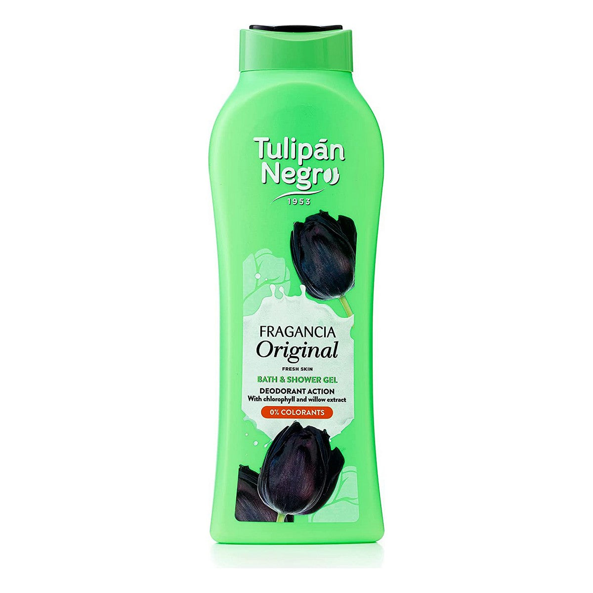 Shower Gel Tulipán Negro Tulipan Negro Original 650 ml deodorant til kvinder hudplejeemballage