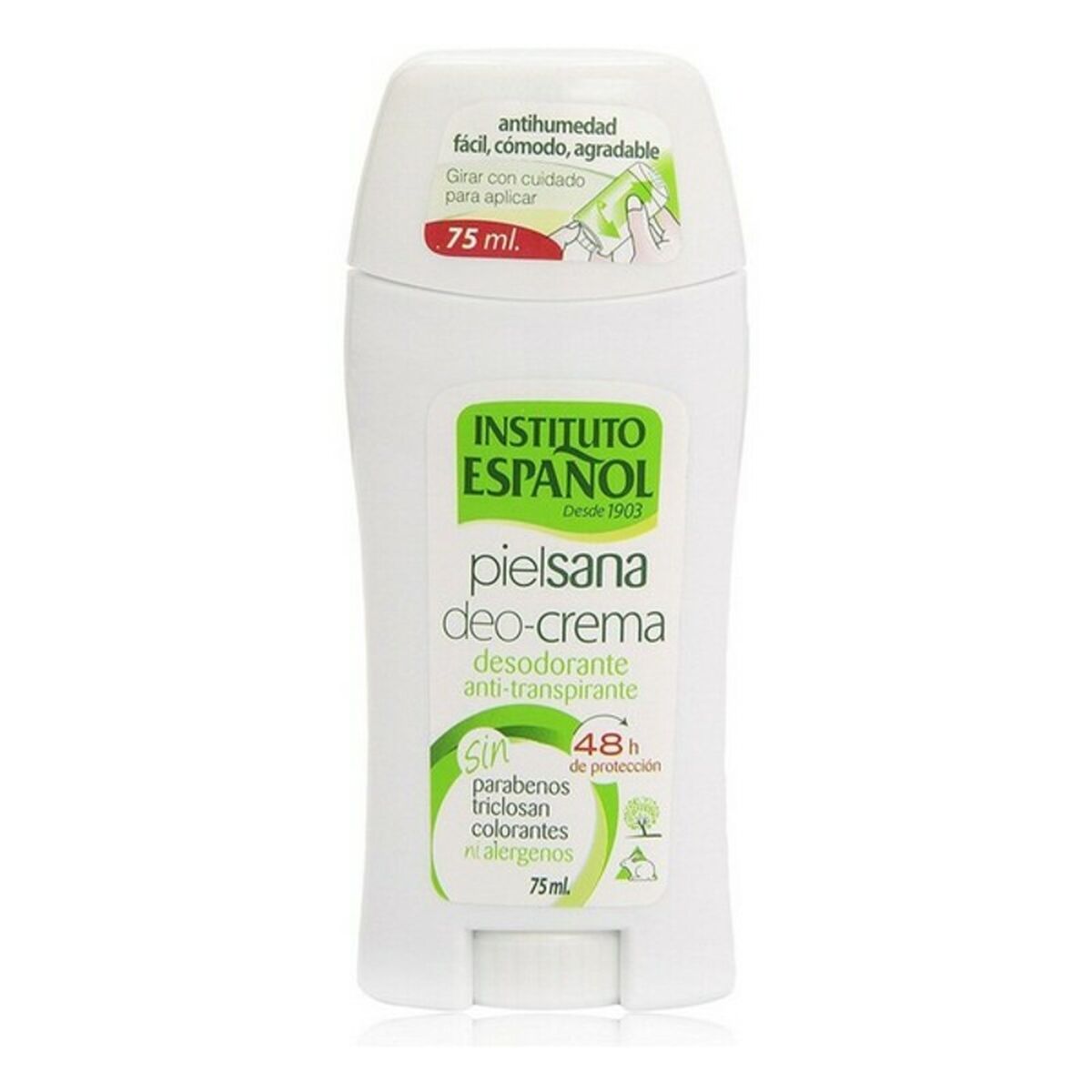 Creme Deodorant Piel Sana Instituto Español (75 ml) hudplejeemballage