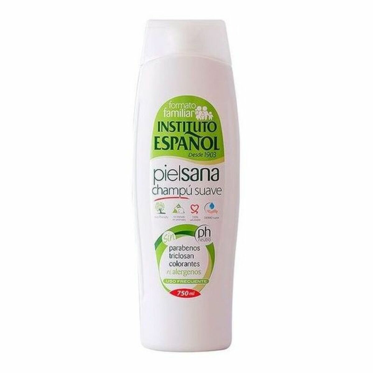 Fugtgivende Shampoo Instituto Español til kvinder shampooflaske