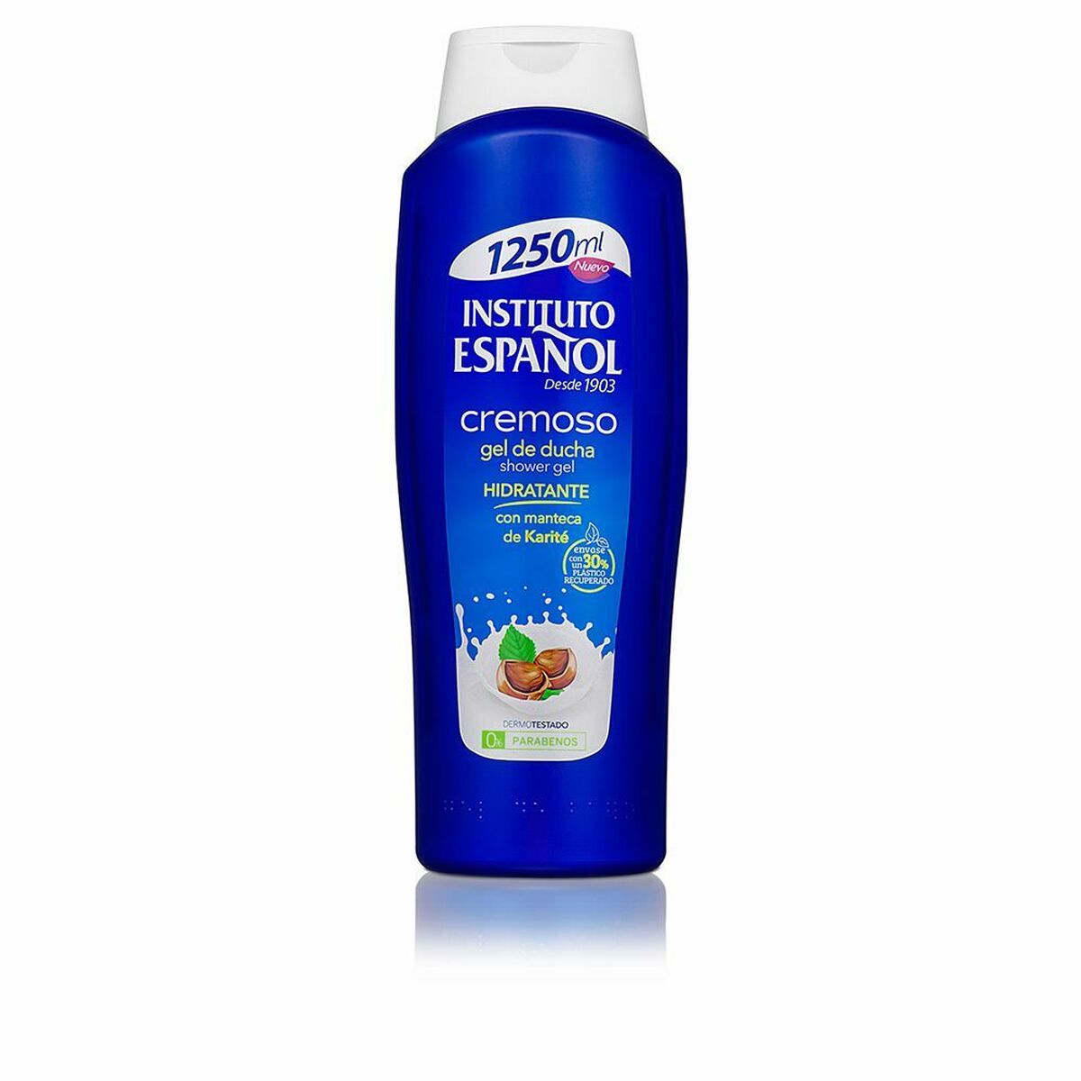 Fugtgivende Shower Gel Instituto Español Sheasmør (1250 ml) til kvinders hudplejeemballage