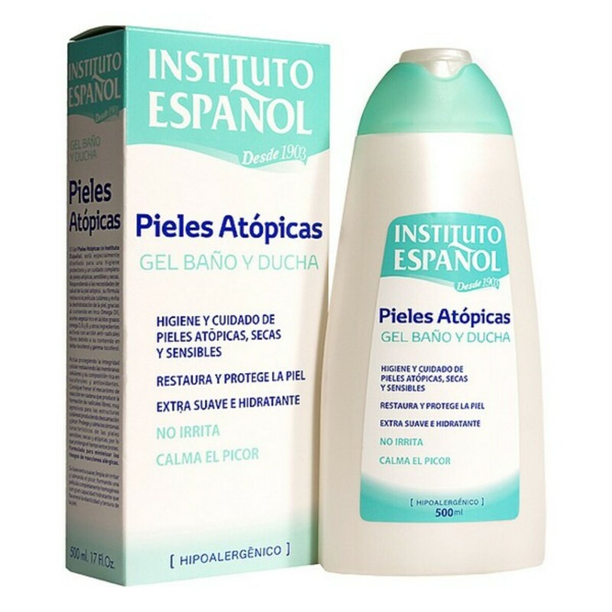 Shower Gel Instituto Español Piel Atópica 500 ml hudplejeemballage