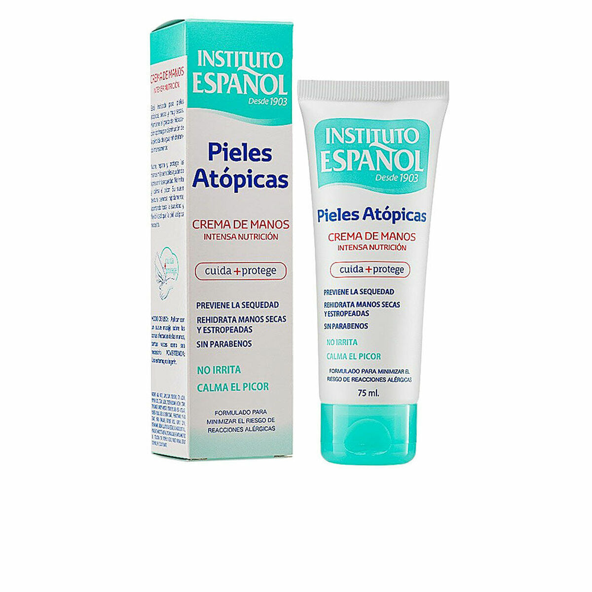 Håndcreme Instituto Español 30 ml 75 ml Atopisk hud (30 enheder) hudplejeemballage