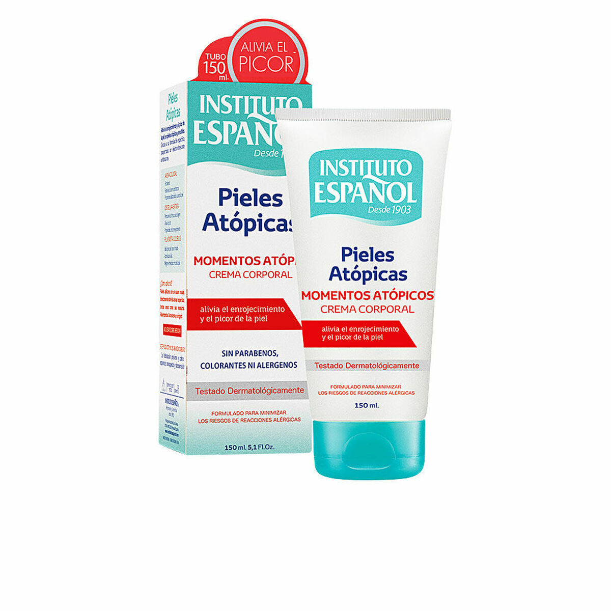 Body Cream Instituto Español Piel Atópica Eczema 150 ml hudplejeemballage