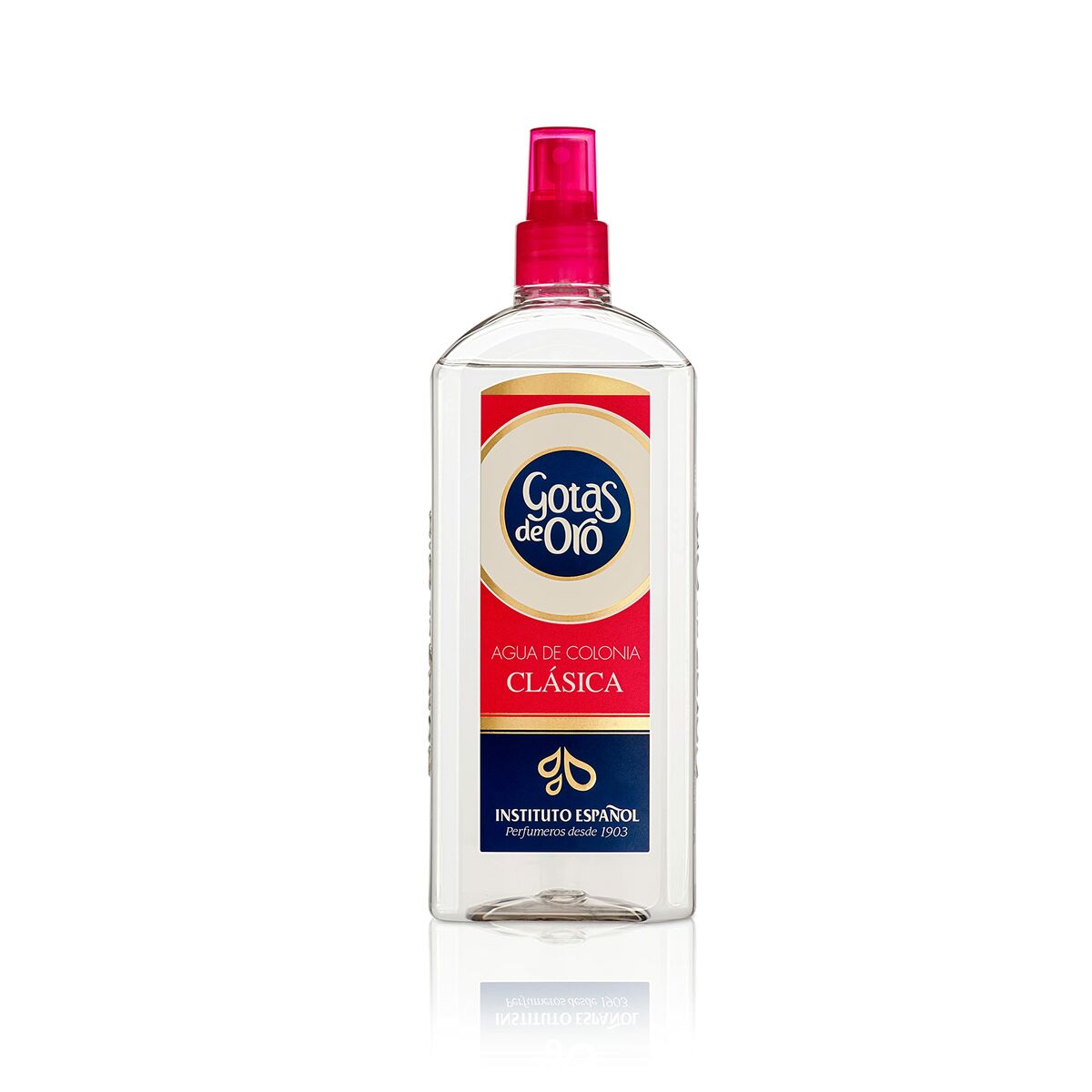Unisex Parfume Instituto Español GOTAS DE ORO CLÁSICA EDC 400 ml til kvinder produktemballage