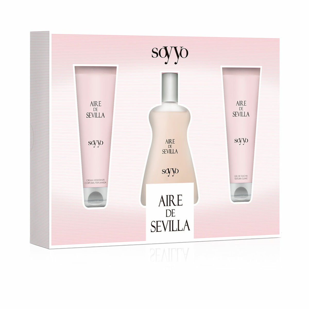 Parfumesæt til kvinder Aire de Sevilla Soy yo 3 stykkers produktemballage