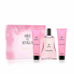Dameparfumesæt Aire de Sevilla PARADISE 3 stykker til kvinder produktemballage