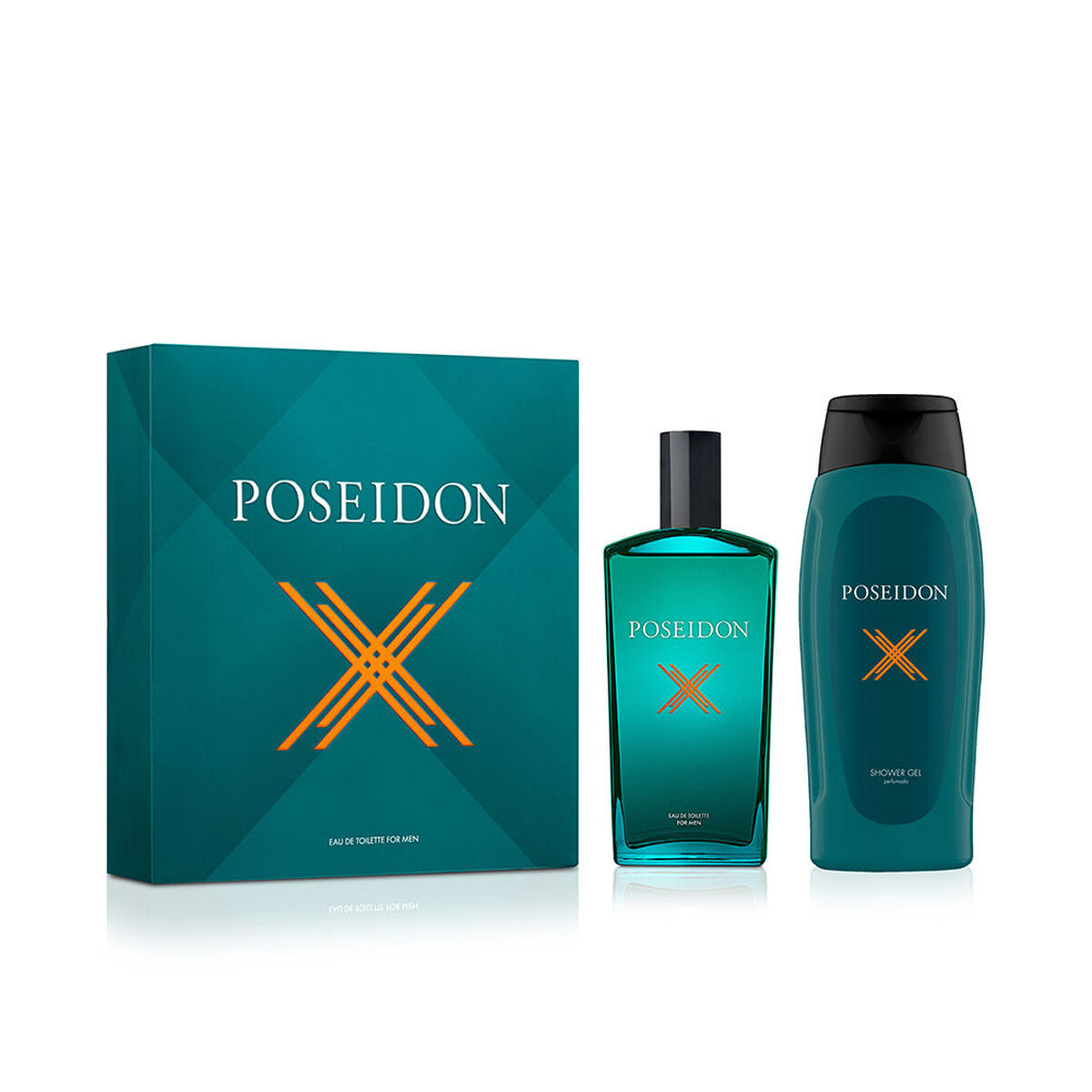 Herreparfumesæt Poseidon POSEIDON X 2 stk. produktemballage til mænd