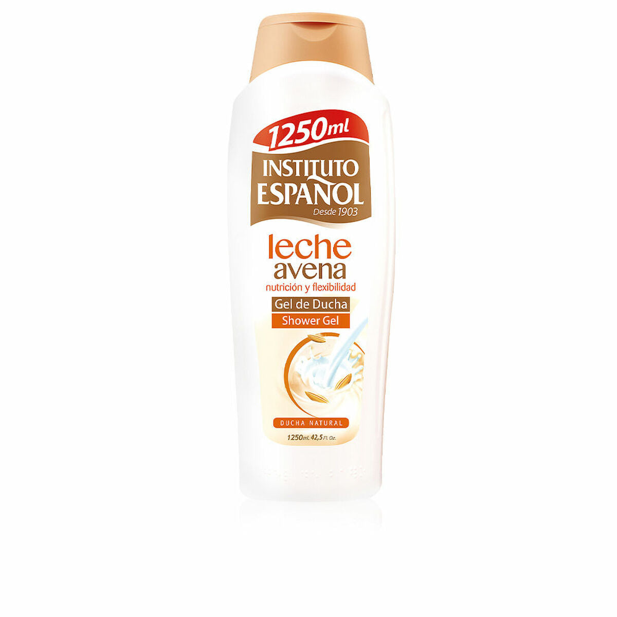 Shower Gel Instituto Español Leche Avena 1,25 L Havregryn hudpleje emballage 1,25 L