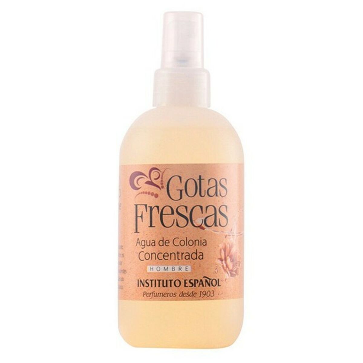 Herreparfume Instituto Español Gotas Frescas EDC til mænd produktemballage