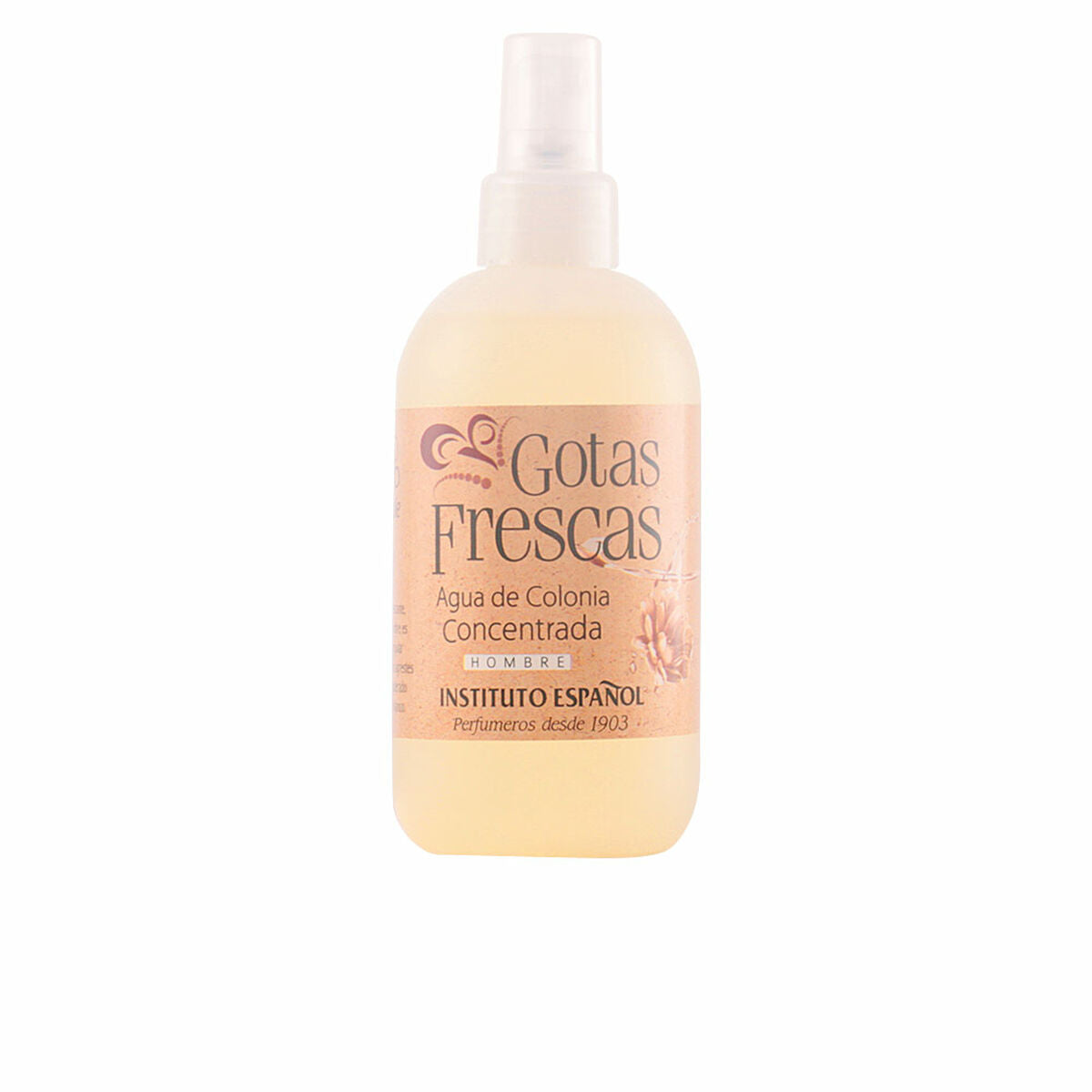 Herreparfume Instituto Español Gotas Frescas EDC til mænd produktemballage