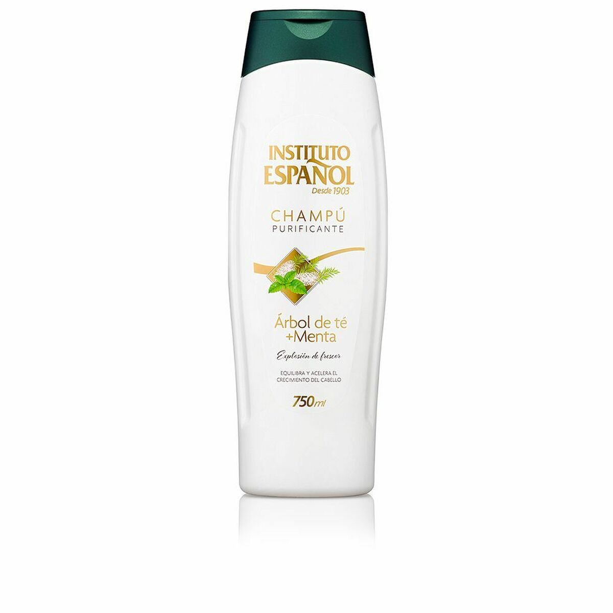 Rensende Shampoo Instituto Español 750 ml Tea tree oil shampooflaske
