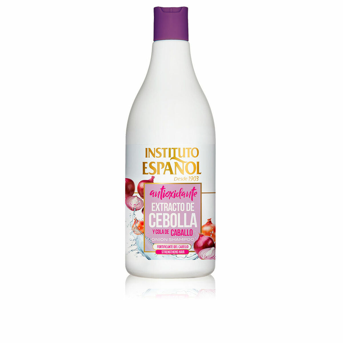 Restorative Shampoo Instituto Español EXTRACTO DE CEBOLLA 750 ml shampooflaske