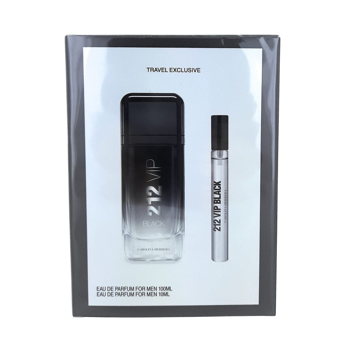 Herreparfumesæt Carolina Herrera 212 Vip Sort EDP til mænd flaske