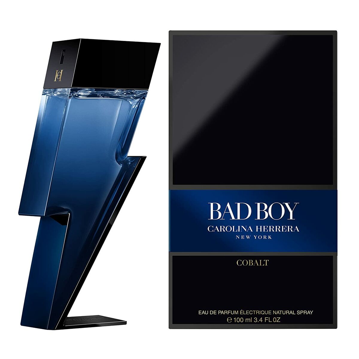 Unisex parfume Carolina Herrera BAD BOY Bad Boy Cobalt EDP 100 ml flaske