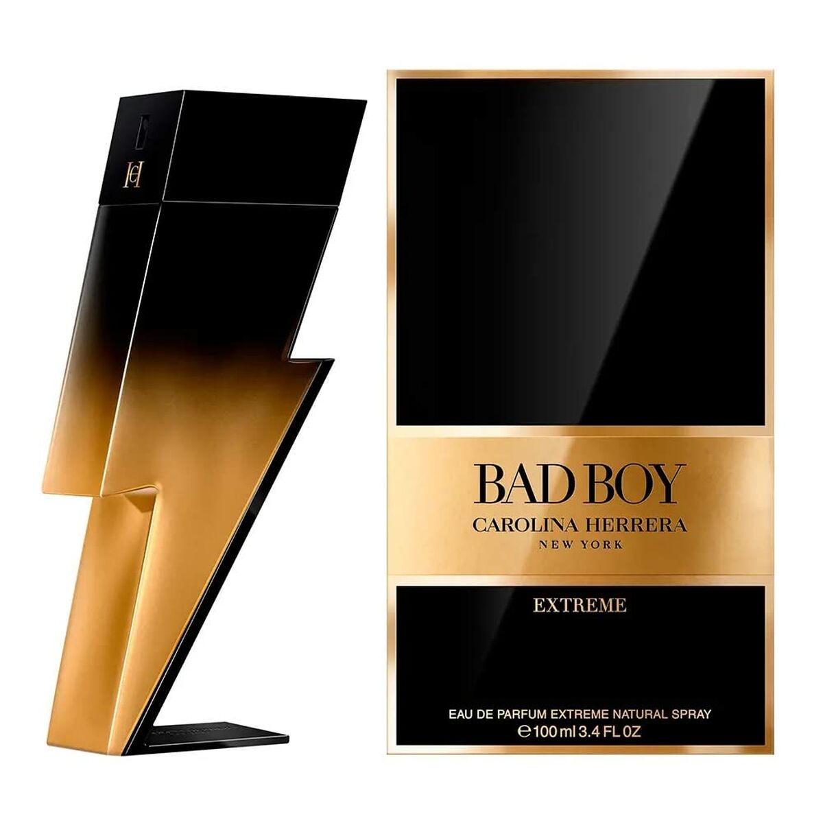 Herreparfume Carolina Herrera Bad Boy Extrem EDP 100 ml til mænd flaske