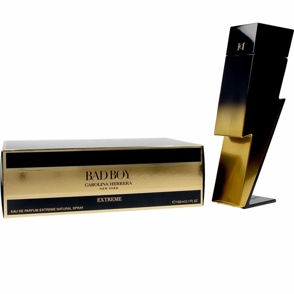 Herreparfume Carolina Herrera BAD BOY EDP 150 ml til mænd flaske