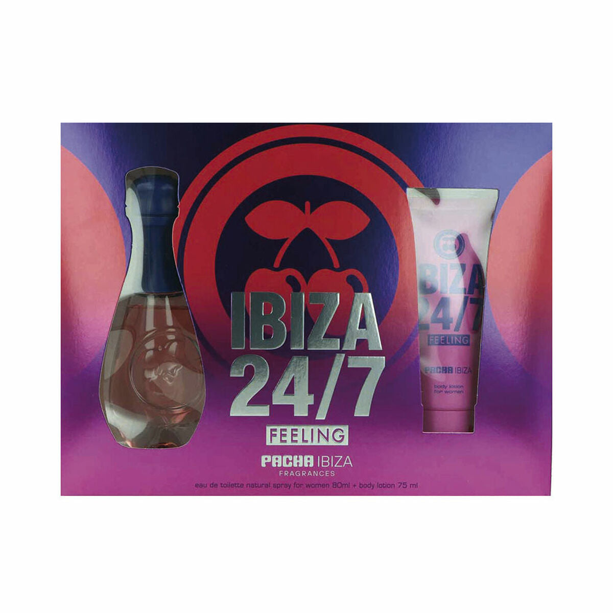 Parfumesæt til kvinder Pacha Ibiza Feeling 2 stykkers produktemballage