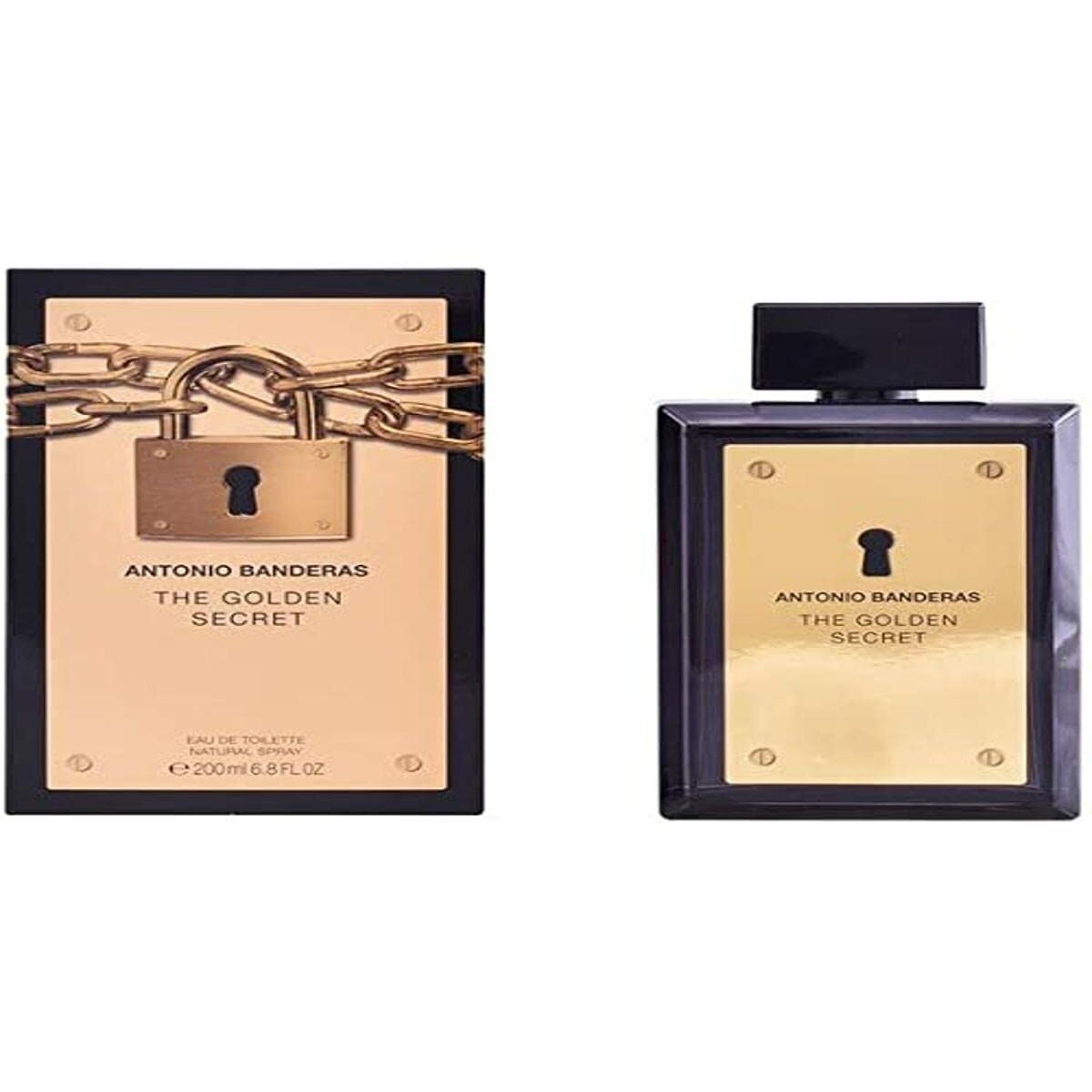 Unisex parfume Antonio Banderas HEMMELIGHEDEN for mænd produktemballage