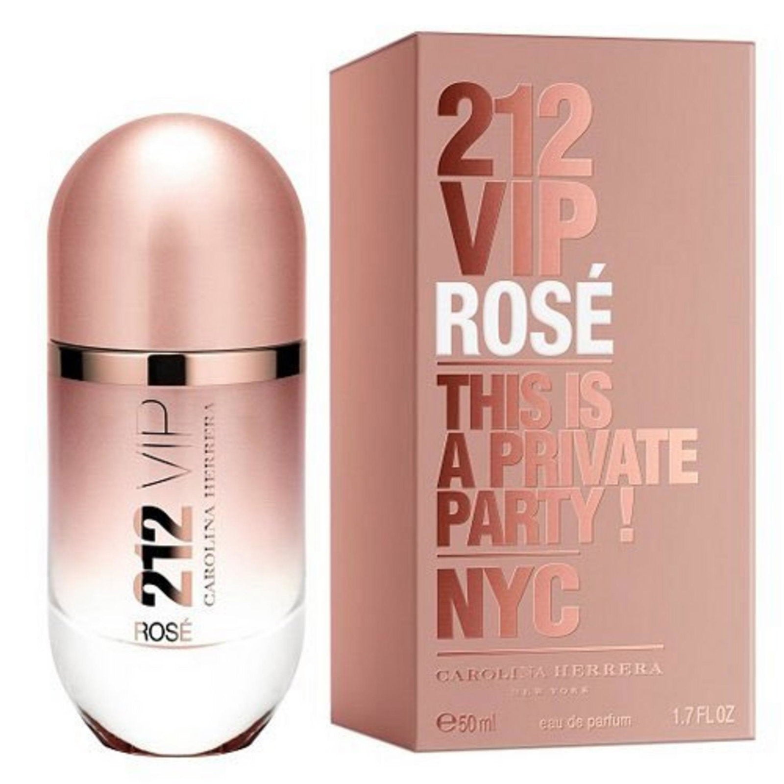 Carolina Herrera, 212 VIP Rose, Eau De Parfum, For Women, 50 ml