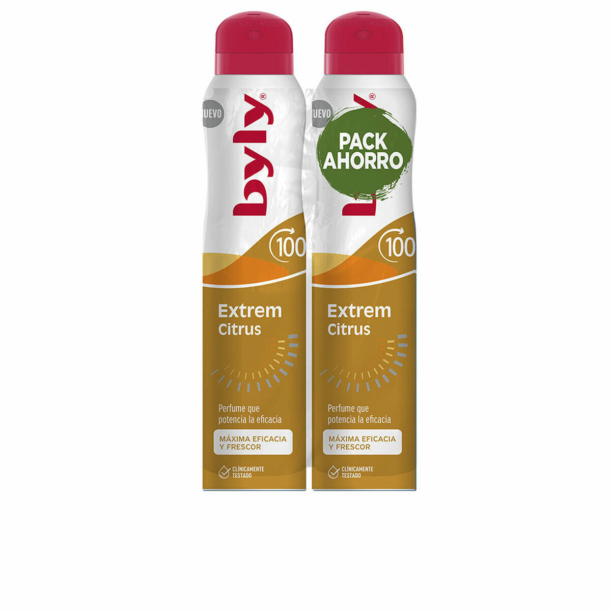 Spray Deodorant Byly EXTREM CITRUS 2 stk. produktemballage