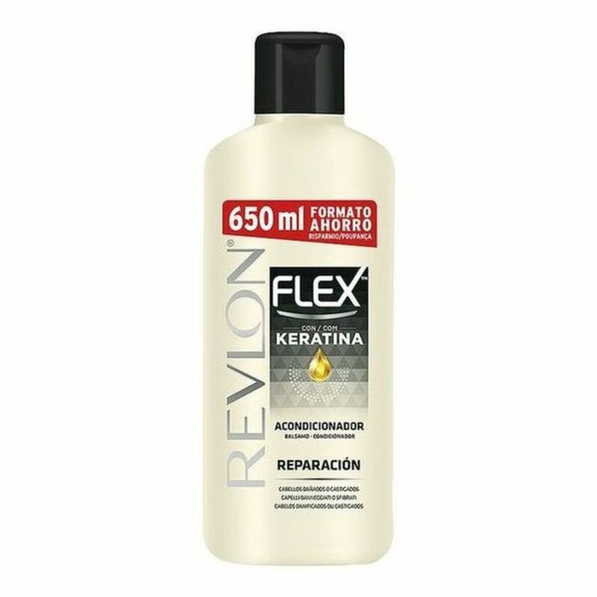 Keratin Conditioner Revlon Flex Keratin 650ml balsamflaske