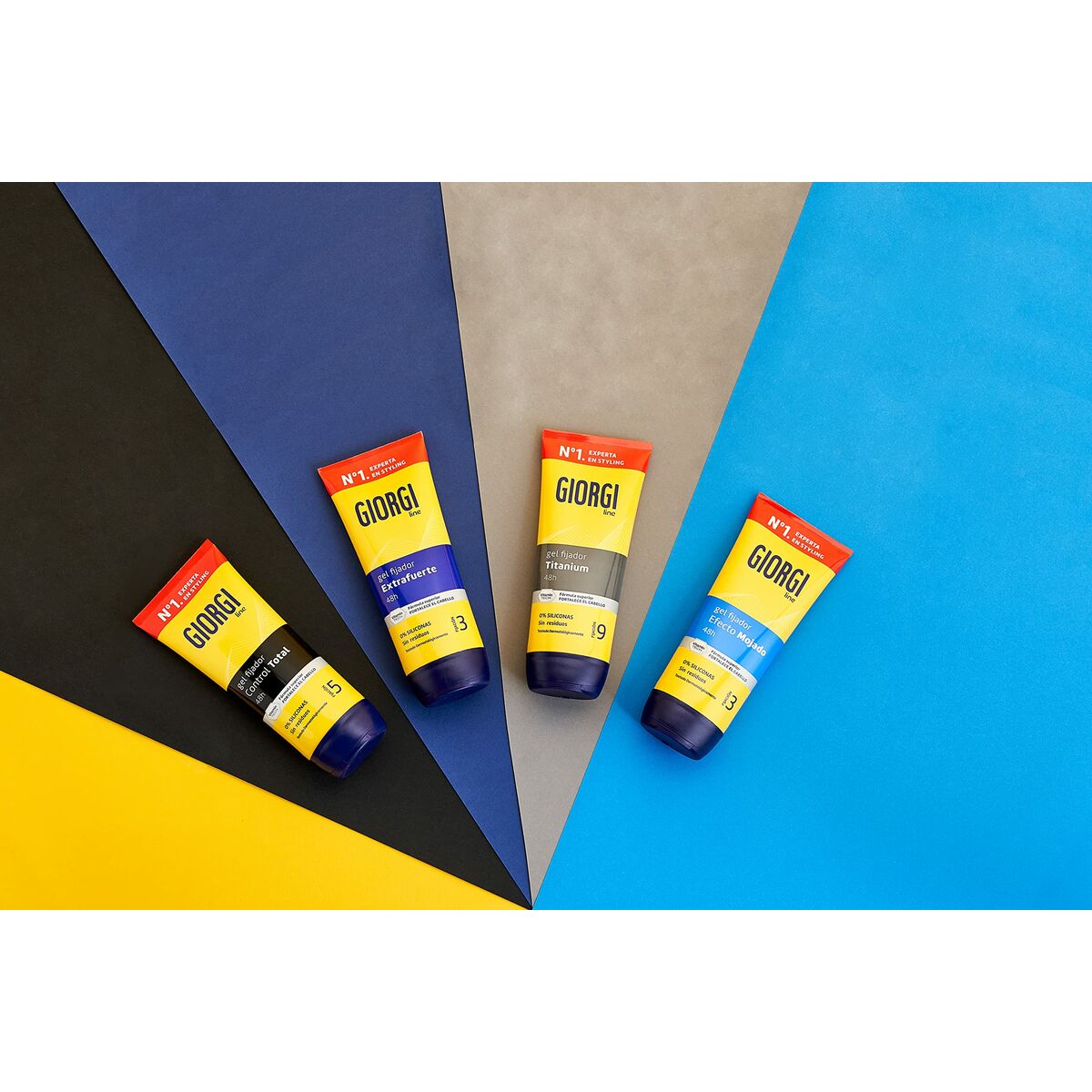 Styling Gel Giorgi Nº9 Absolute Titanium 240 ml hudplejeemballage