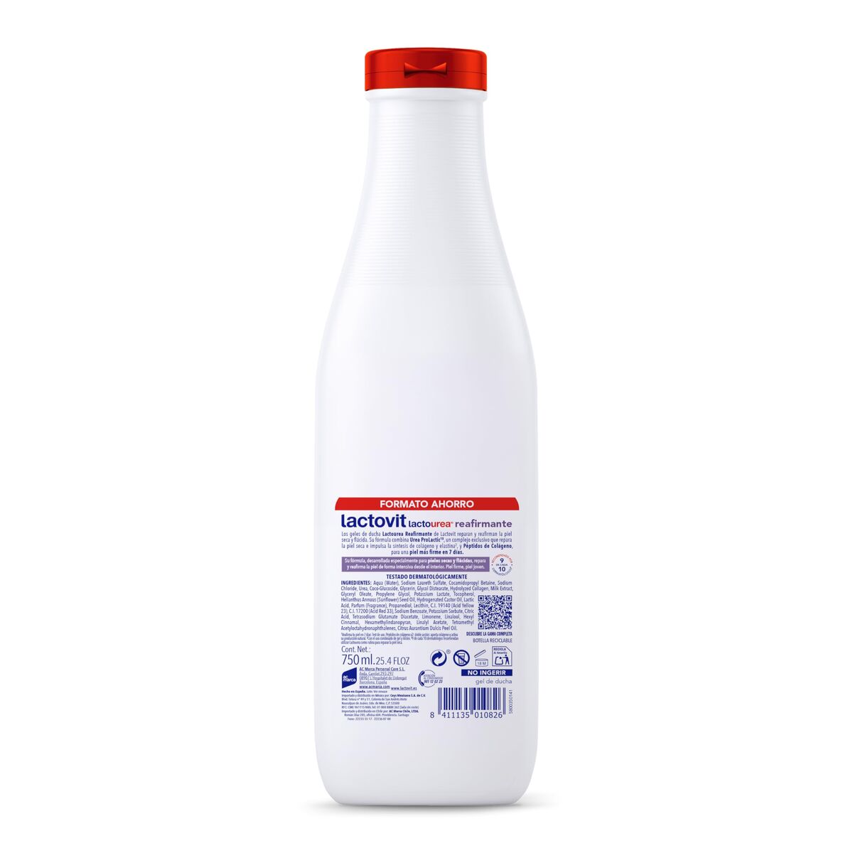 Shower Gel Lactovit LACTO-UREA 750 ml til kvinder hudpleje emballage