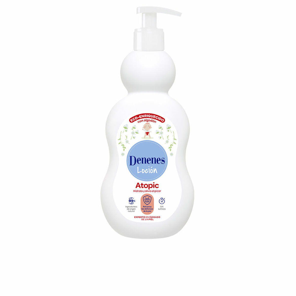 Moisturizing Milk Denenes Atopic 400 ml produktemballage