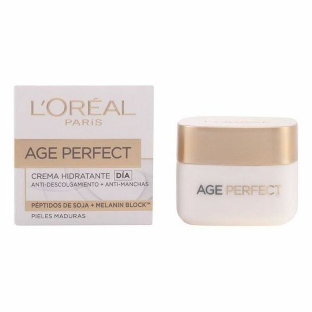 Day Cream Age Perfect L'Oreal Make Up for Women hudplejeemballage