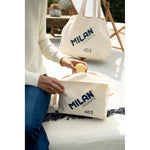 Travel Vanity Case Milan Beige produktemballage