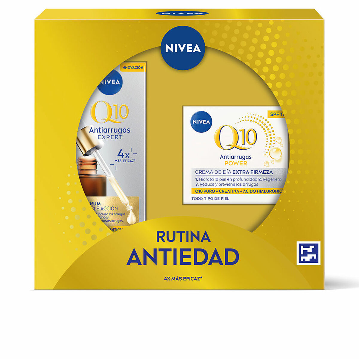 Kosmetiksæt til kvinder Nivea Q10 2 stk. produktemballage