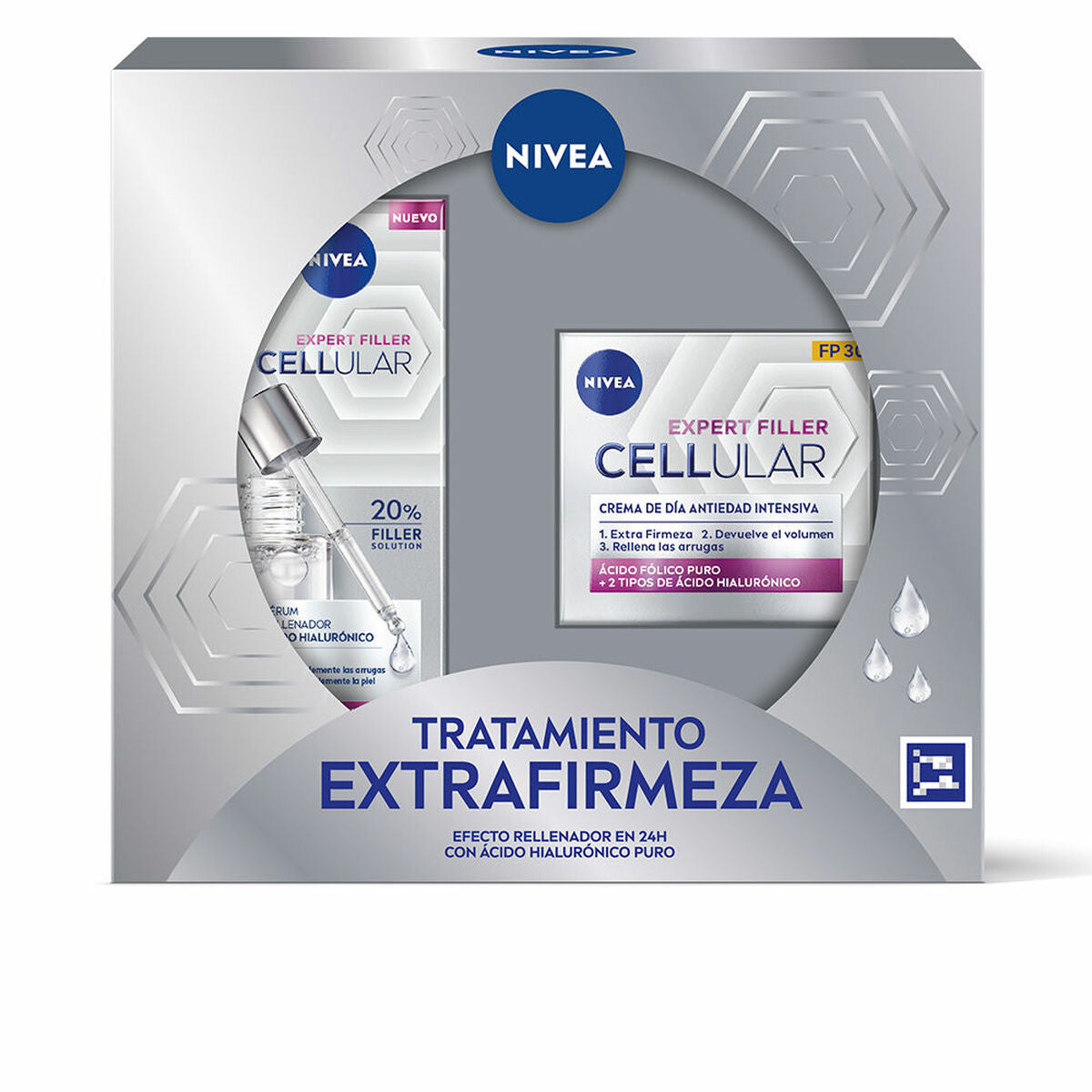 Make-up sæt Nivea CELLULAR FILLER 2 stk produktemballage