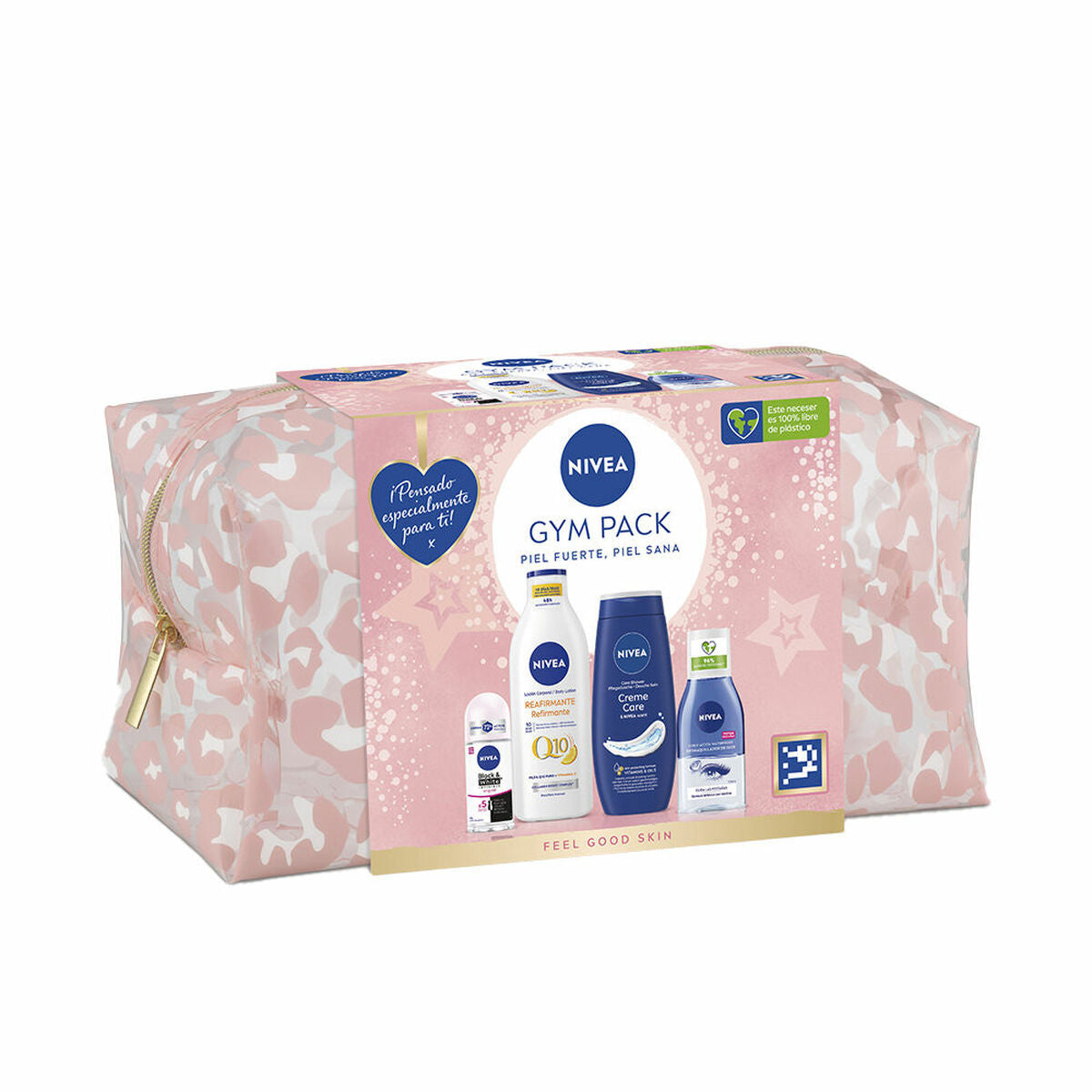 Unisex kosmetiksæt Nivea GYMPACK 5 stykkers produktemballage