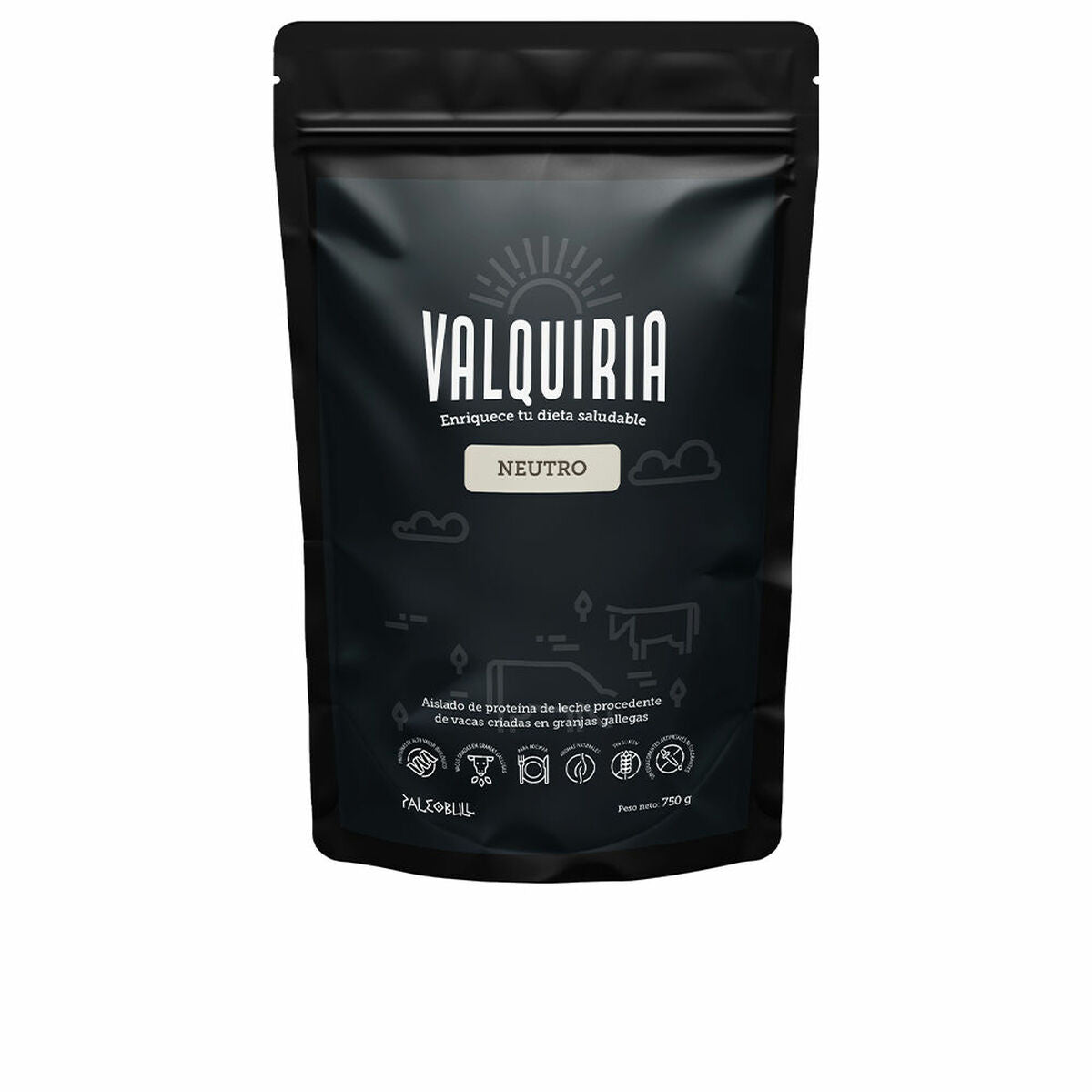 Tabletter Paleobull Valquiria 750 g produktemballage