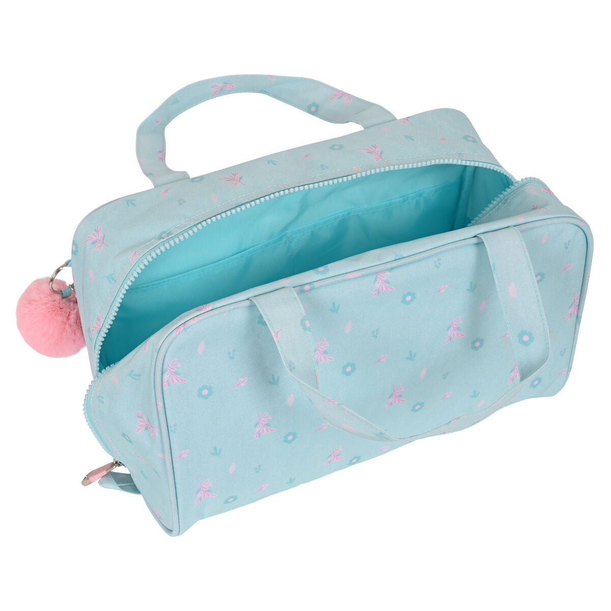 Børnetoilettaske Moos Garden 31 x 14 x 19 cm Turkis produktemballage