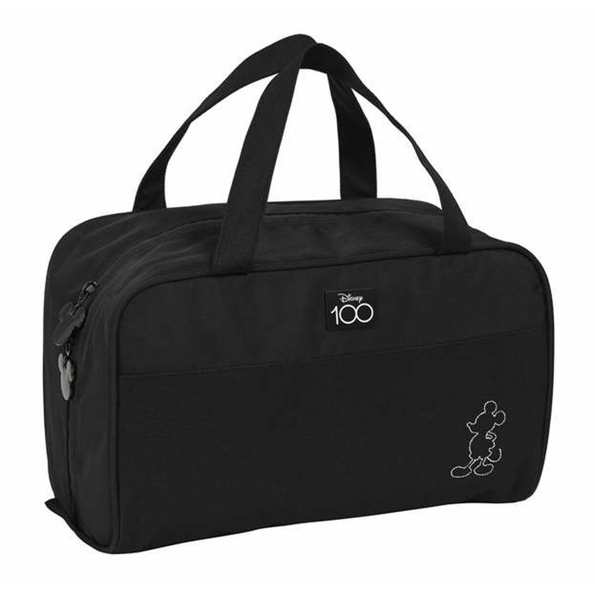 Skoletoilettaske Mickey Mouse Sort 31 x 14 x 19 cm produktemballage