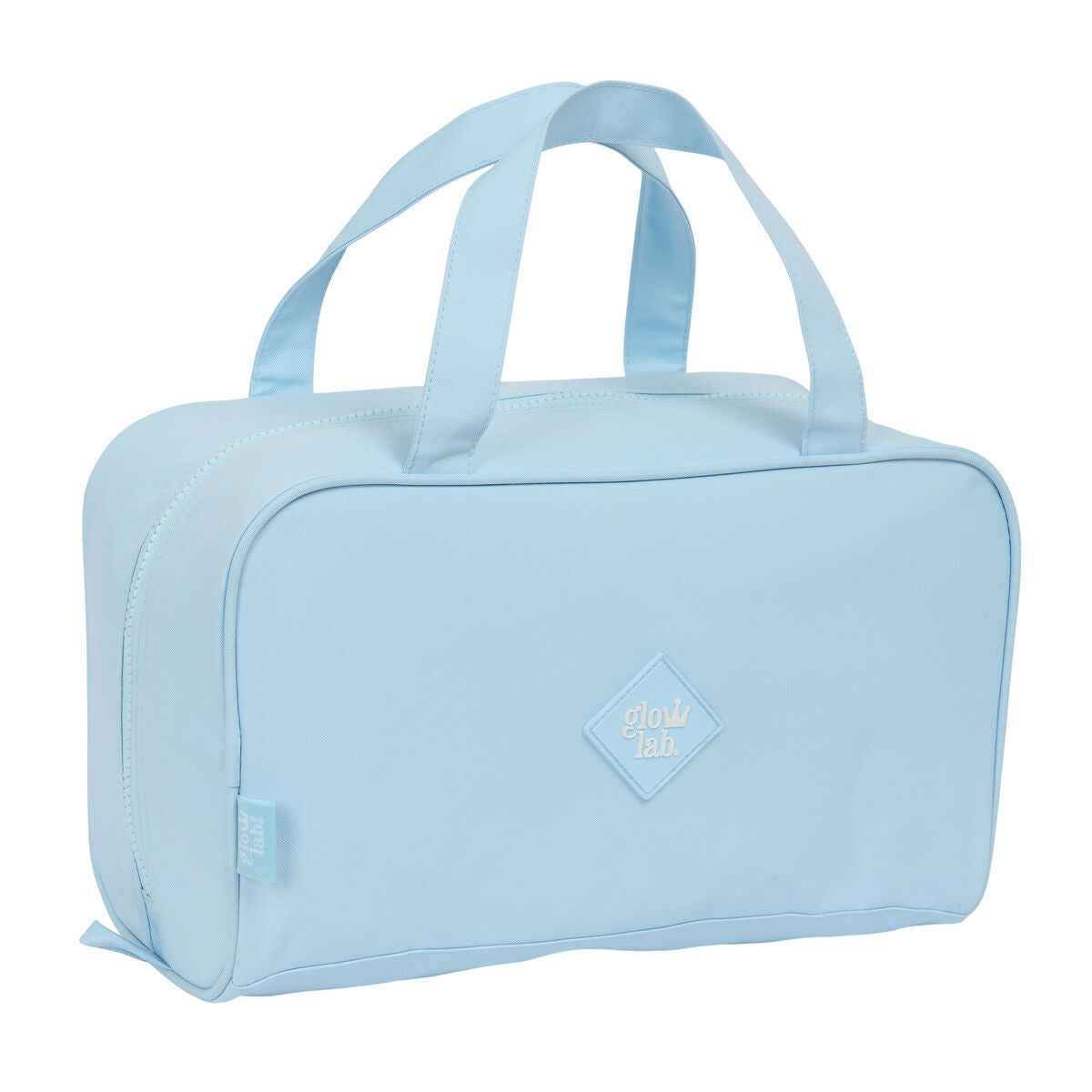 Skoletoilettaske Glow Lab Cisnes Lyseblå 31 x 14 x 19 cm produktemballage