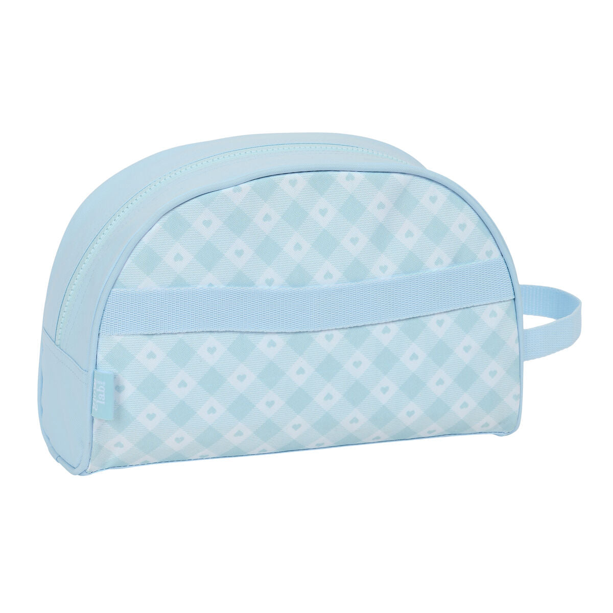 Skoletoilettaske Glow Lab Cisnes Lyseblå 28 x 18 x 10 cm produktemballage