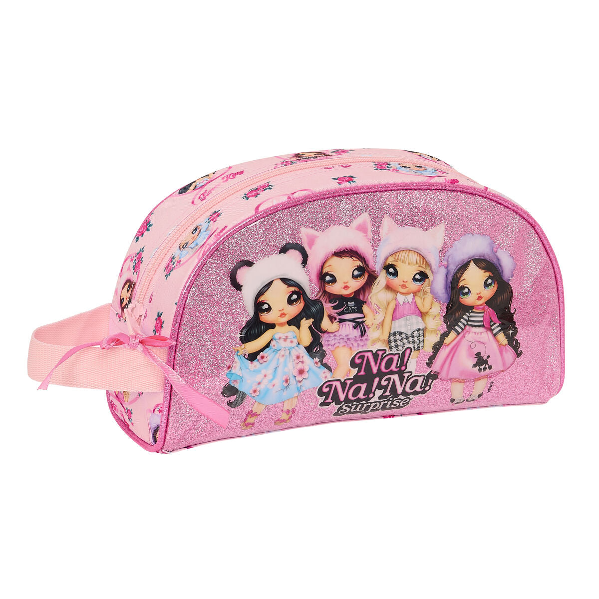 Skoletoilettaske Na!Na!Na! Surprise Fabulous Pink 26 x 16 x 9 cm produktemballage