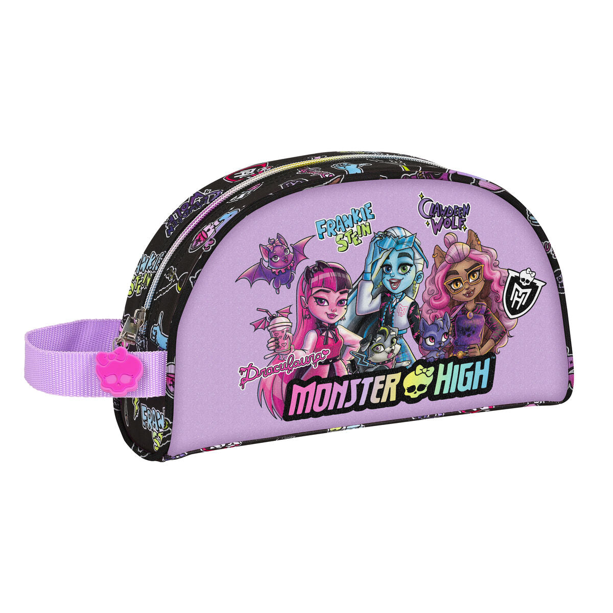 Travel Vanity Case Monster High Creep Black Polyester 300D 26 x 16 x 9 cm produktemballage