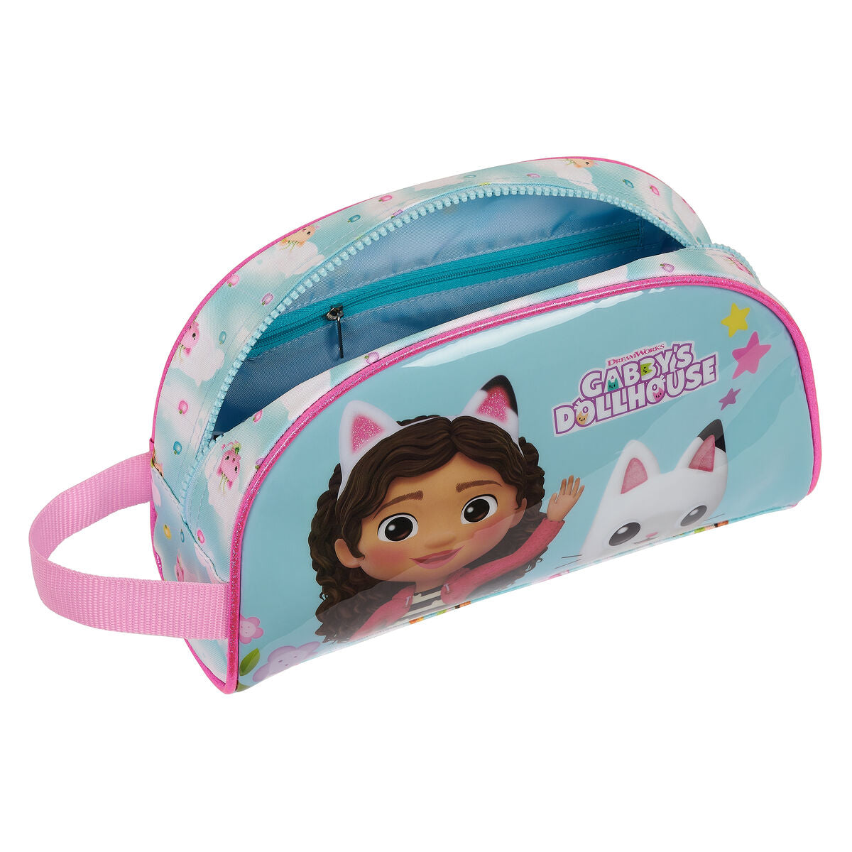 Travel Vanity Case Gabby's Dollhouse Blue Polyester 300D 26 x 16 x 9 cm produktemballage