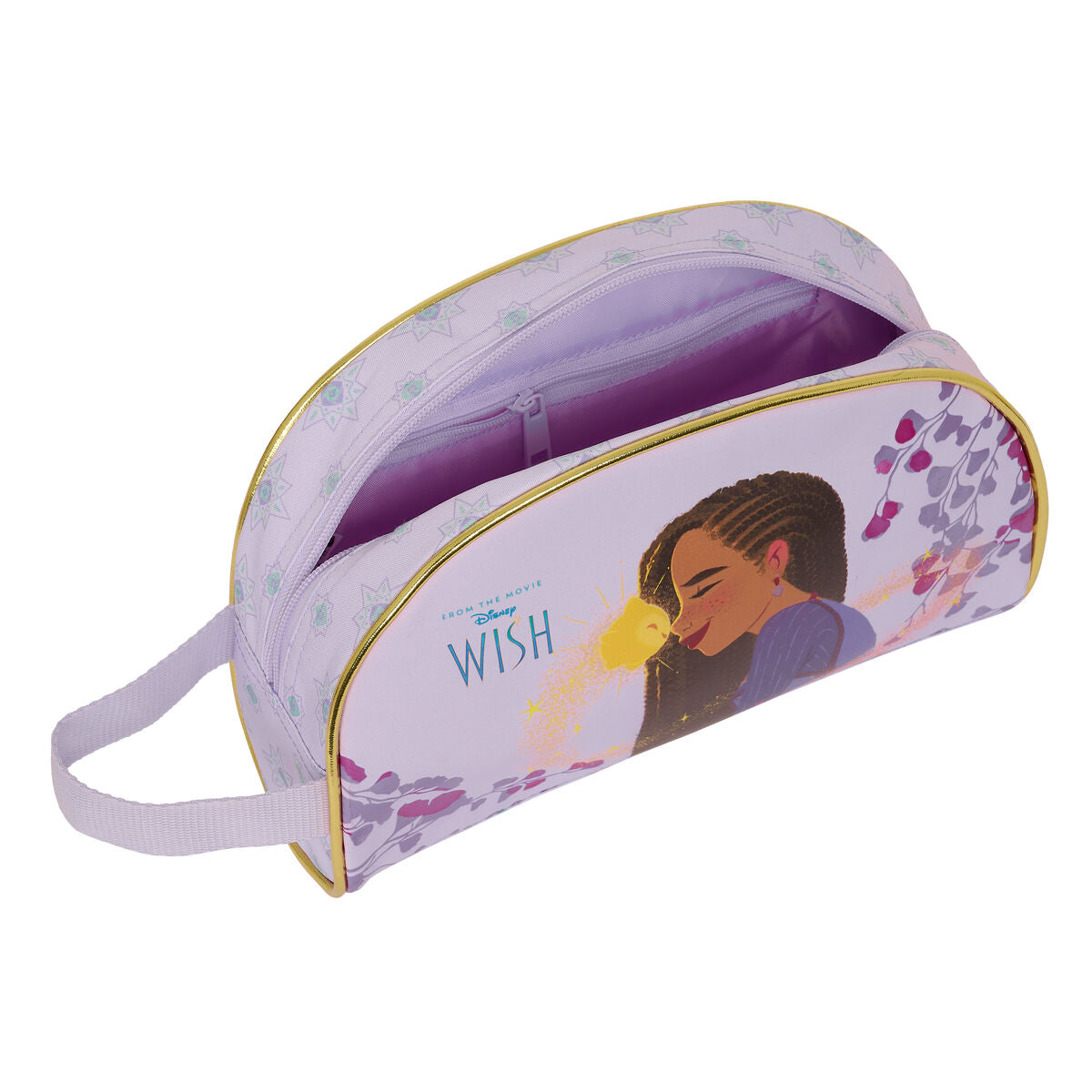 Skoletoilettaske Wish Lilac 26 x 16 x 9 cm produktemballage