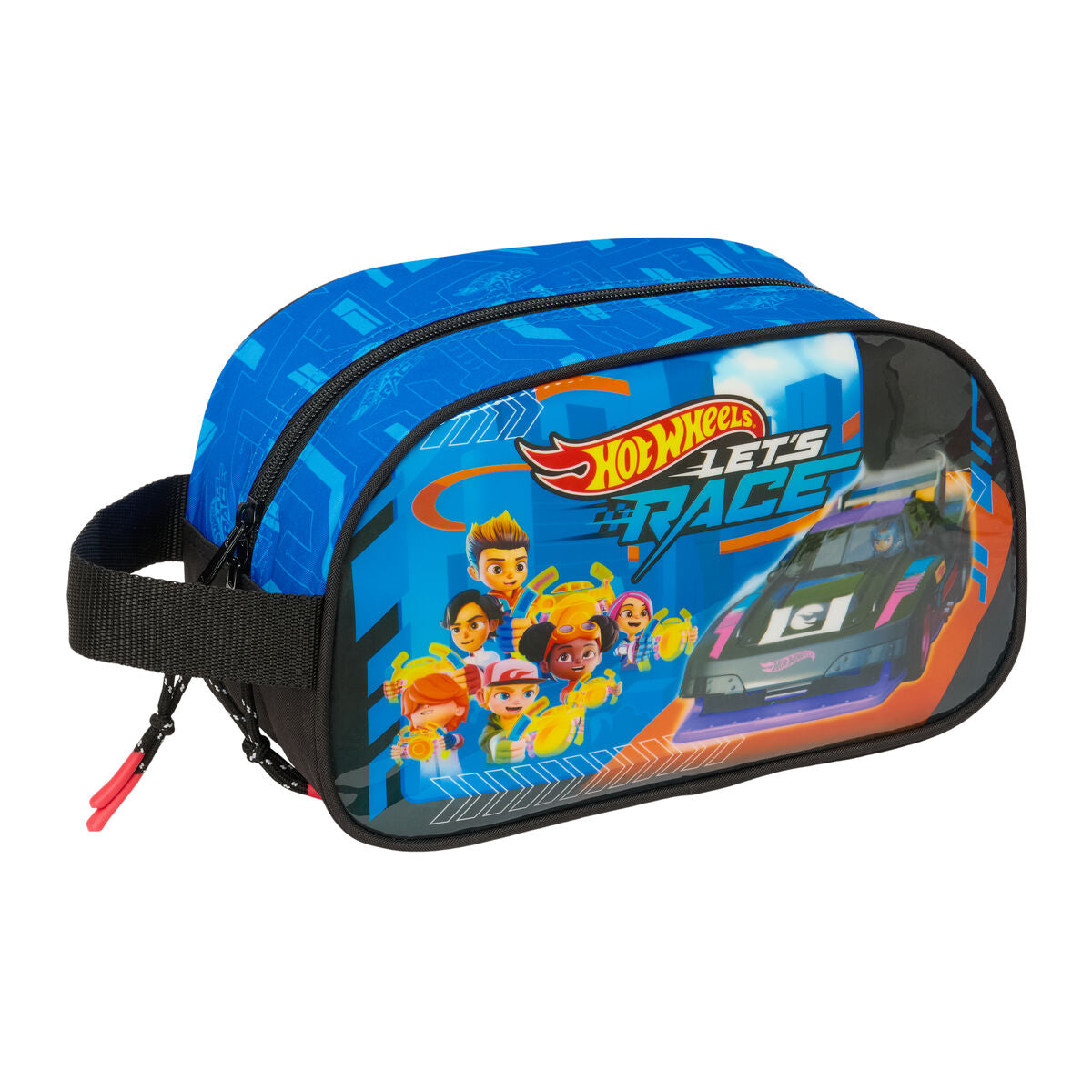 Travel Vanity Case Hot Wheels Let's race Blå Sort 26 x 15 x 12 cm produktemballage