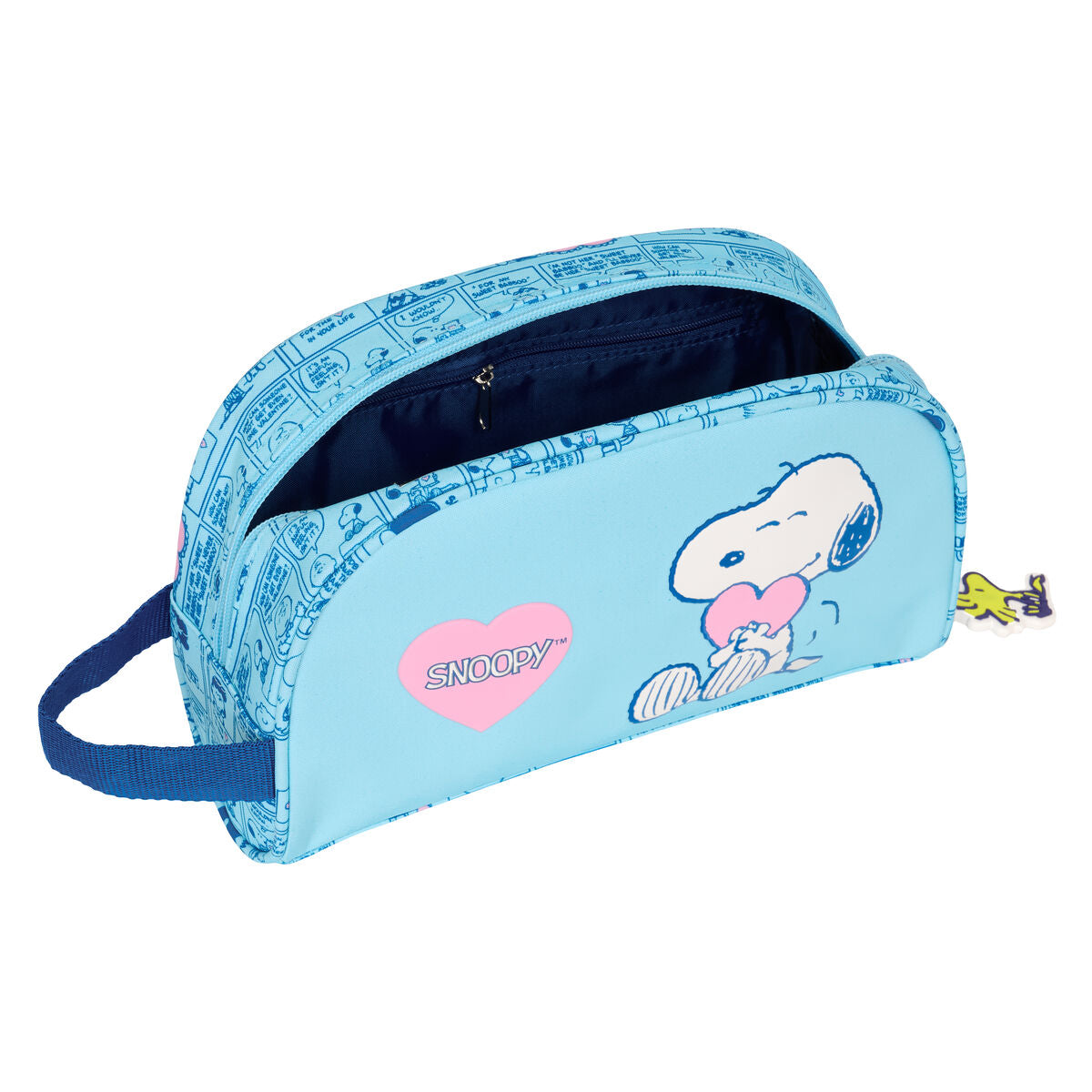 Travel Vanity Case Snoopy Love Lyseblå 26 x 16 x 9 cm produktemballage